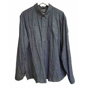 Eddie Bauer Shirt Classic Fit Long‎ Sleeve Button Up Lightweight Mens 2XL